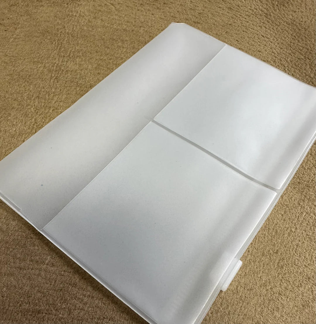 Vinyl pocket w/ zipper (two sizes to choose from)
