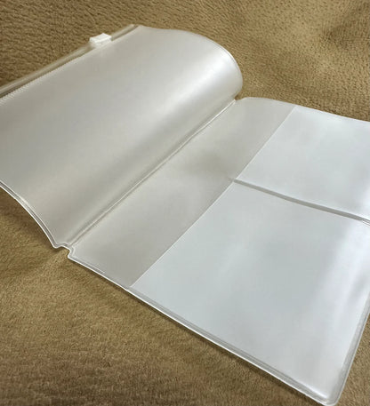 Vinyl pocket w/ zipper (two sizes to choose from)
