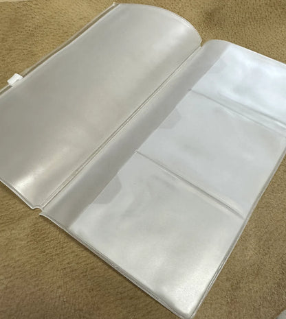 Vinyl pocket w/ zipper (two sizes to choose from)