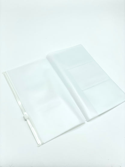 Vinyl pocket w/ zipper (two sizes to choose from)